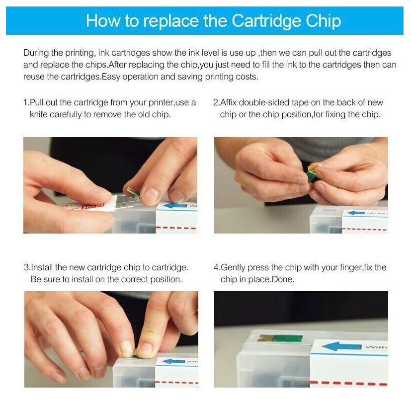 P5000 Refillable Ink Cartridge Chips - 11pcs