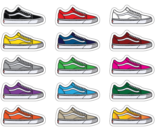 Vans Old School Stickerpack