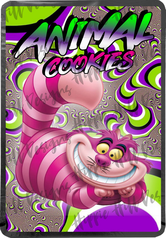 Animal Cookies custom printed mylar bag