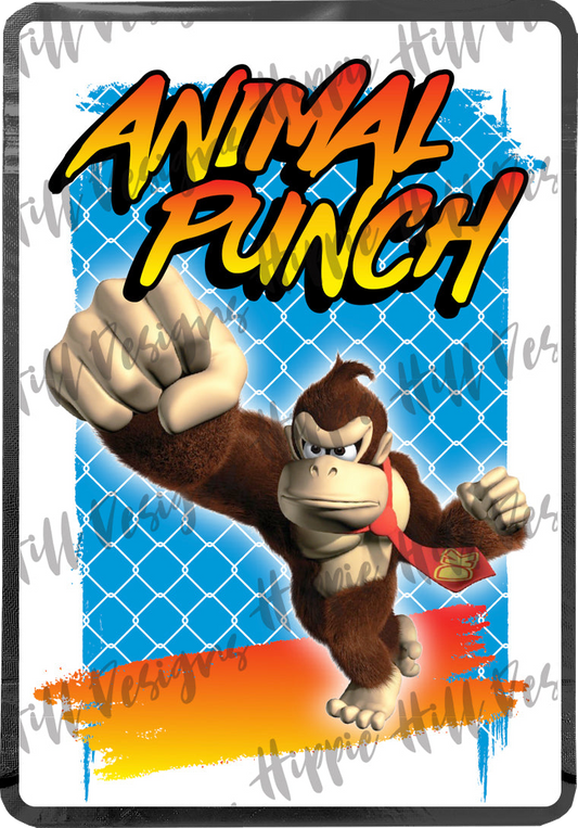 Animal Punch custom printed mylar bag