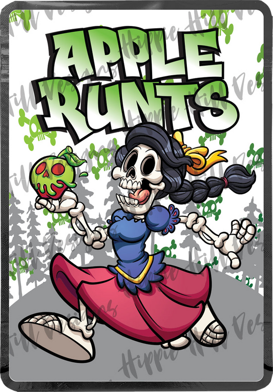 Apple Runts custom printed mylar bag
