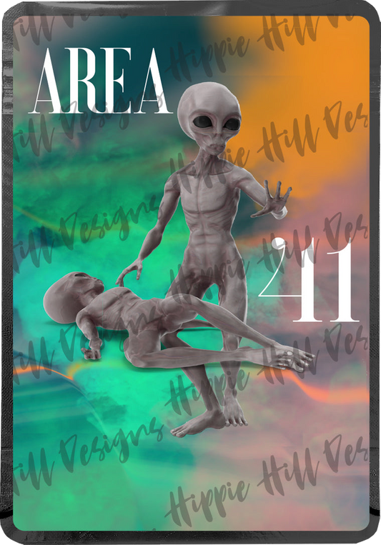 Area 41 custom printed mylar bag