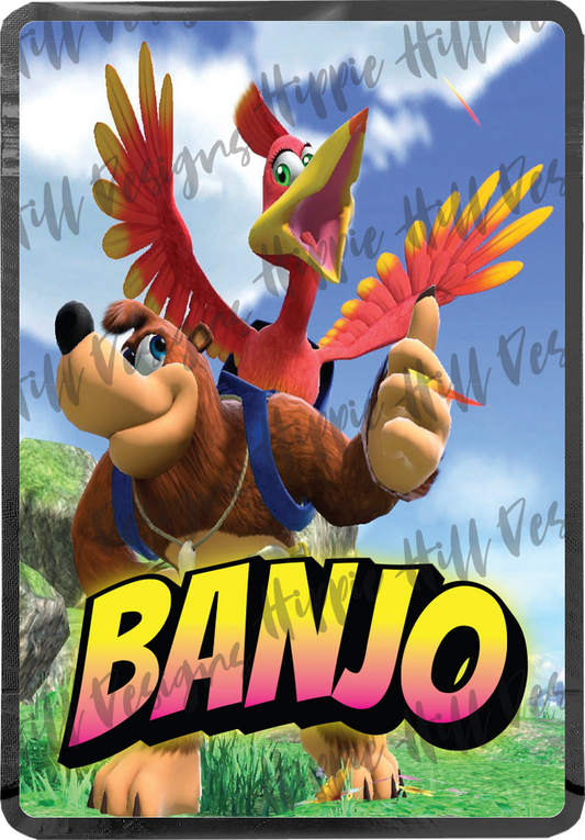 Banjo custom printed mylar bag