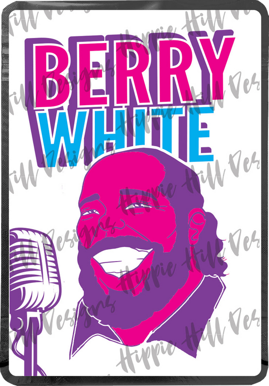 Berry White custom printed mylar bag