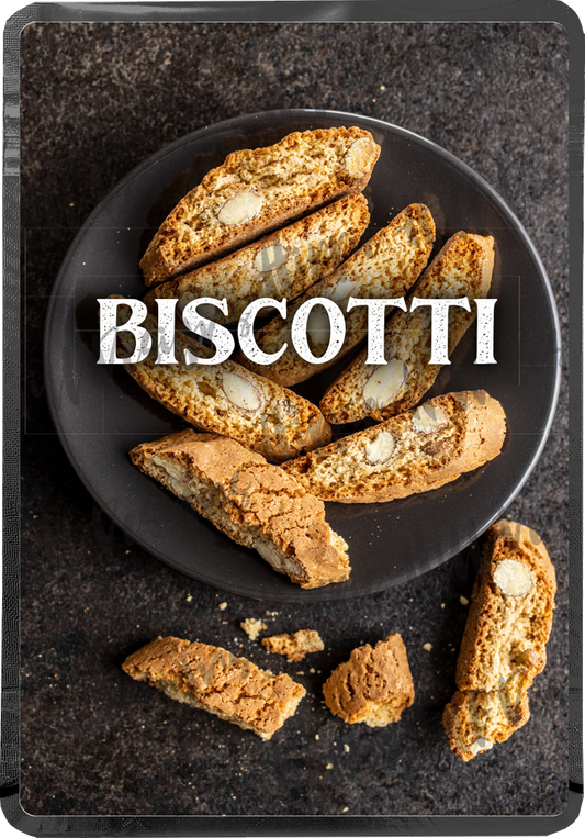 Biscotti V3 custom printed mylar bag