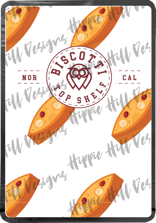 Biscotti custom printed mylar bag