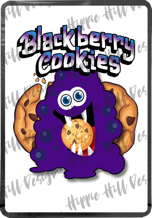 Blackberry Cookies custom printed mylar bag
