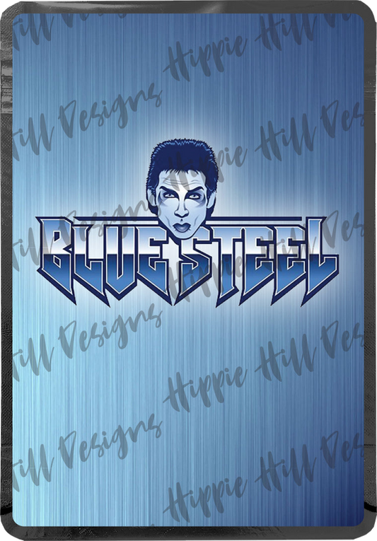 Blue Steel custom printed mylar bag