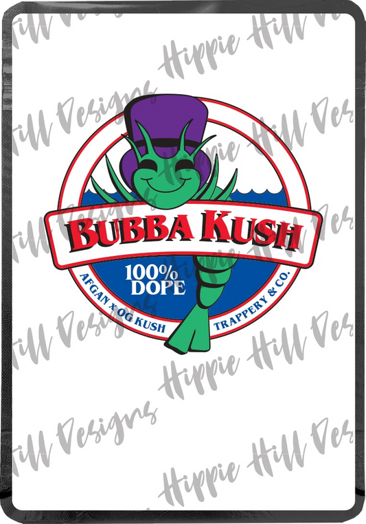Bubba Kush - Shrimp custom printed mylar bag