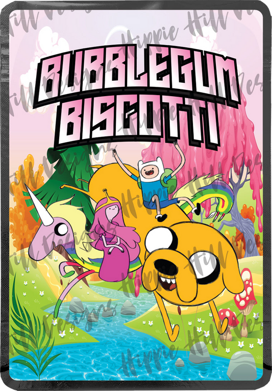Bubblegum Biscotti custom printed mylar bag