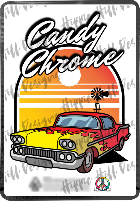 Candy Chrome custom printed mylar bag