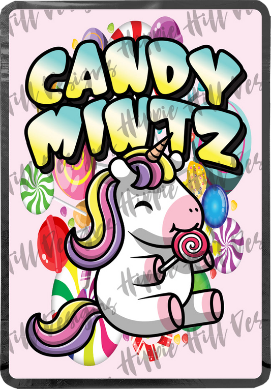Candy Mintz custom printed mylar bag