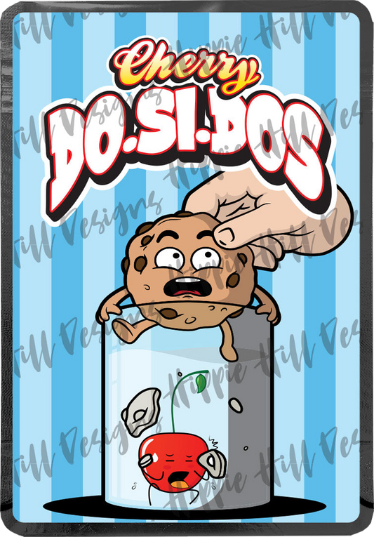 Cherry Do-Si-Dos custom printed mylar bag