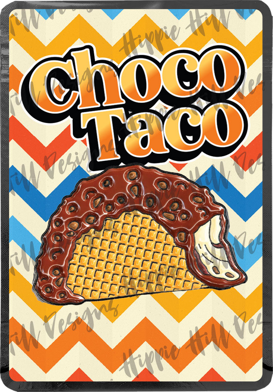 Choco Taco custom printed mylar bag