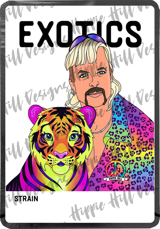 EXOTICS V2. custom printed mylar bag