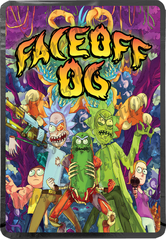 Faceoff OG custom printed mylar bag