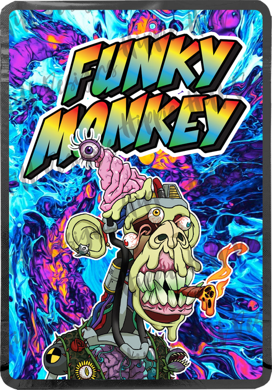 Funky Monkey V2 custom printed mylar bag