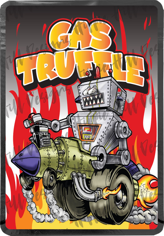 Gas Truffle custom printed mylar bag