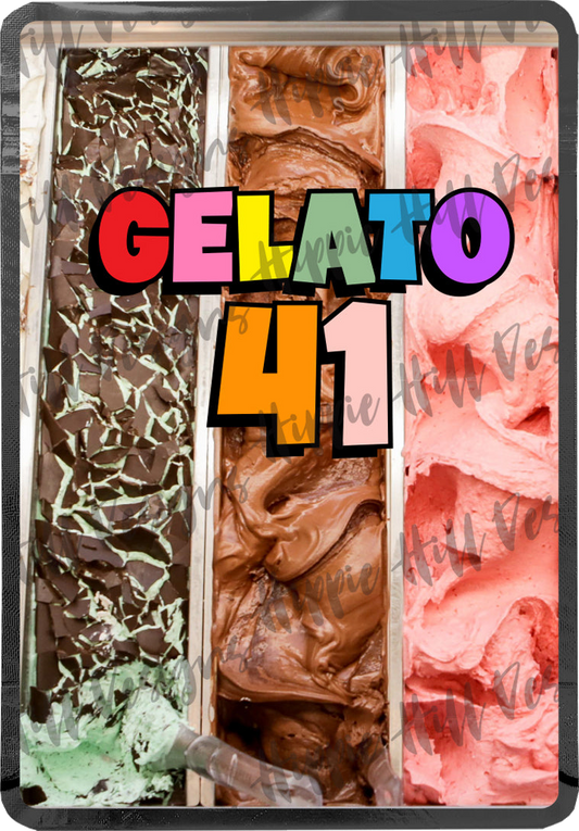 Gelato 41 custom printed mylar bag