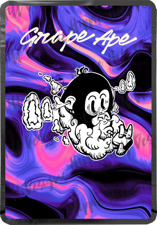 Grape Ape custom printed mylar bag