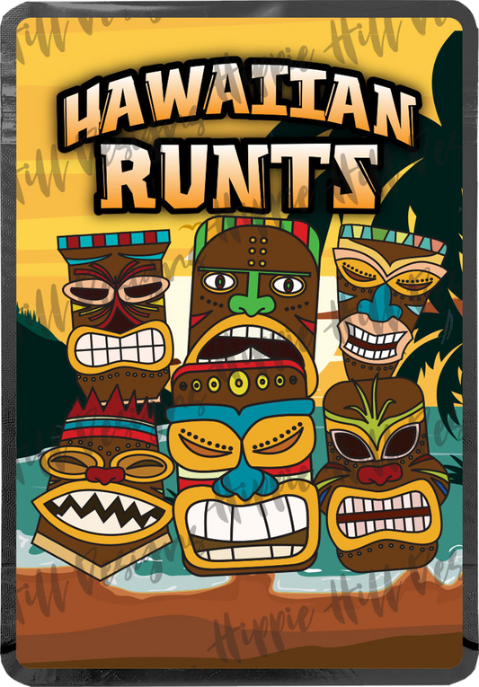 Hawaiian Runts custom printed mylar bag