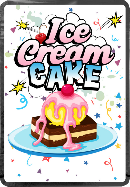 Ice Cream Cake V4 custom printed mylar bag