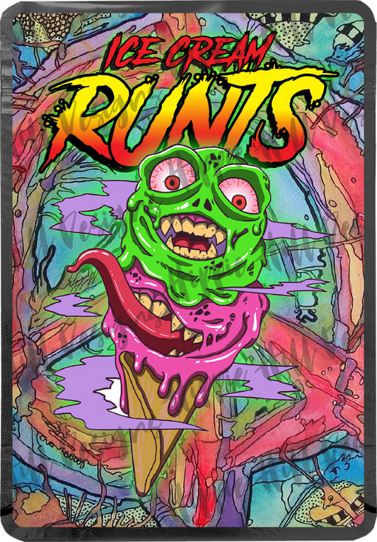 Ice Cream Runts custom printed mylar bag