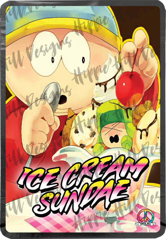 Ice Cream Sundae custom printed mylar bag