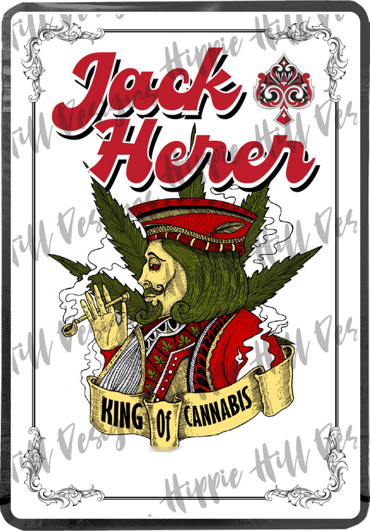 Jack Herer custom printed mylar bag