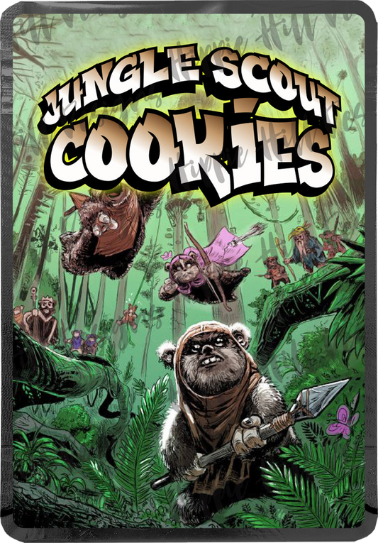 Jungle Scout Cookies custom printed mylar bag