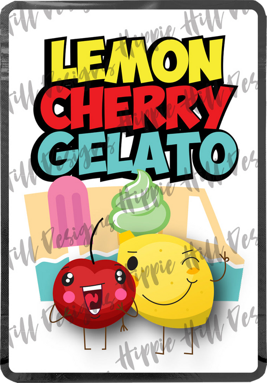 Lemon Cherry Gelato custom printed mylar bag
