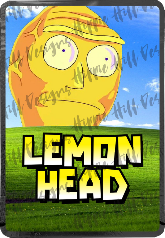 Lemon Head custom printed mylar bag