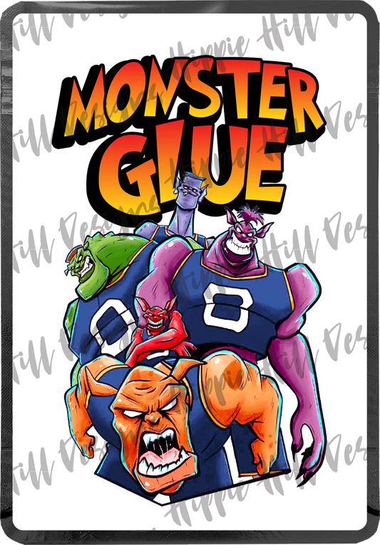 Monster Glue custom printed mylar bag