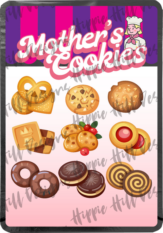Mothers Cookies custom printed mylar bag