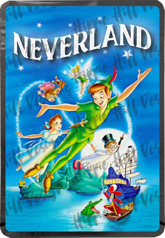 Neverland custom printed mylar bag
