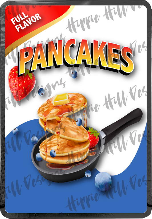 Pancakes custom printed mylar bag