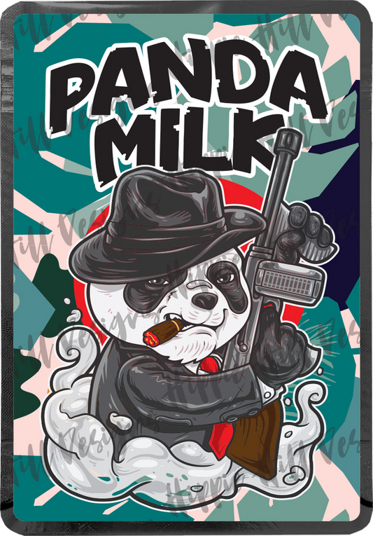 Panda Milk custom printed mylar bag