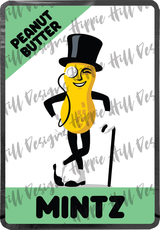 Peanut Butter Mintz custom printed mylar bag