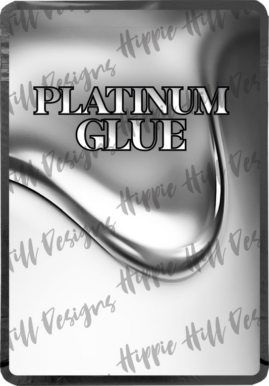 Platinum Glue custom printed mylar bag
