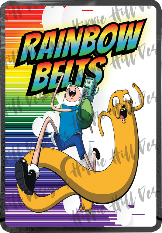 Rainbow Belts custom printed mylar bag