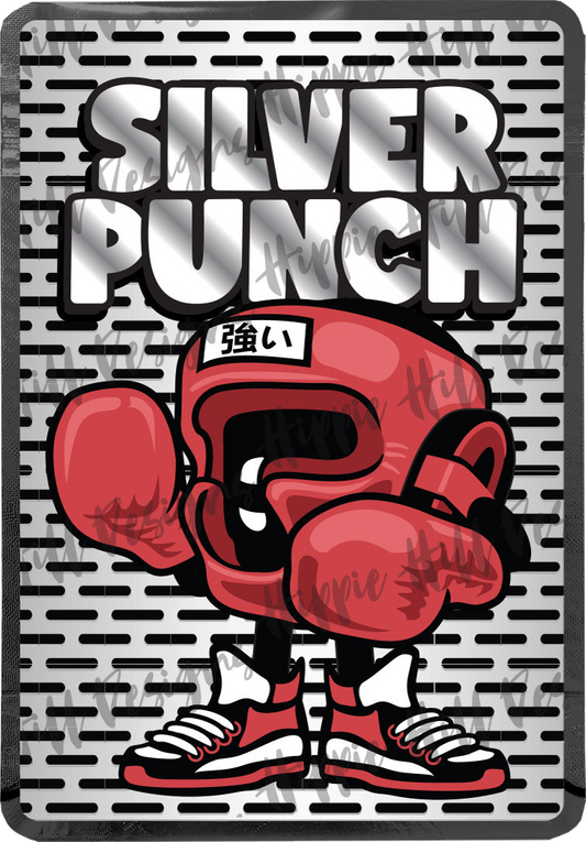 Silver Punch custom printed mylar bag
