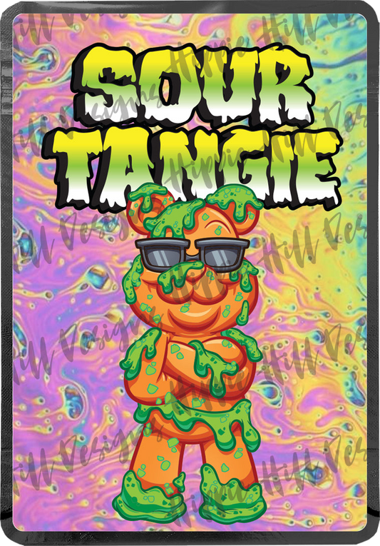 Sour Tangie custom printed mylar bag