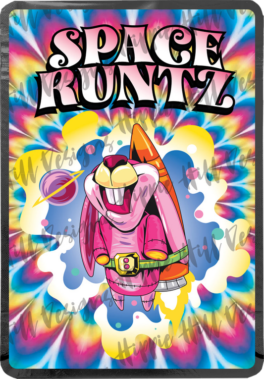 Space Runts V2 custom printed mylar bag