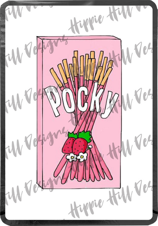 Strawberry Pocky custom printed mylar bag