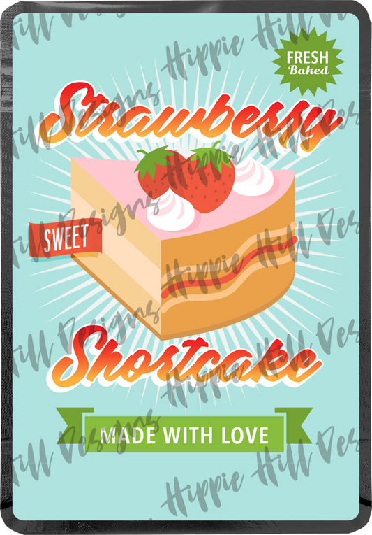 Strawberry Shortcake custom printed mylar bag