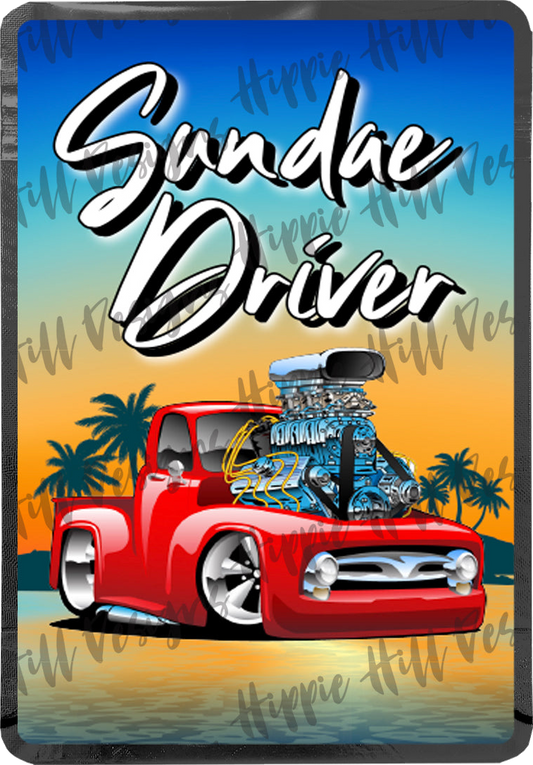 Sundae Driver V2. custom printed mylar bag