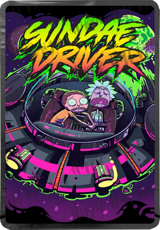 Sundae Driver custom printed mylar bag