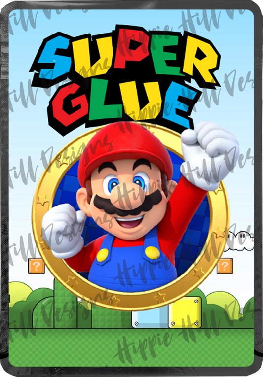 Super Glue V2. custom printed mylar bag