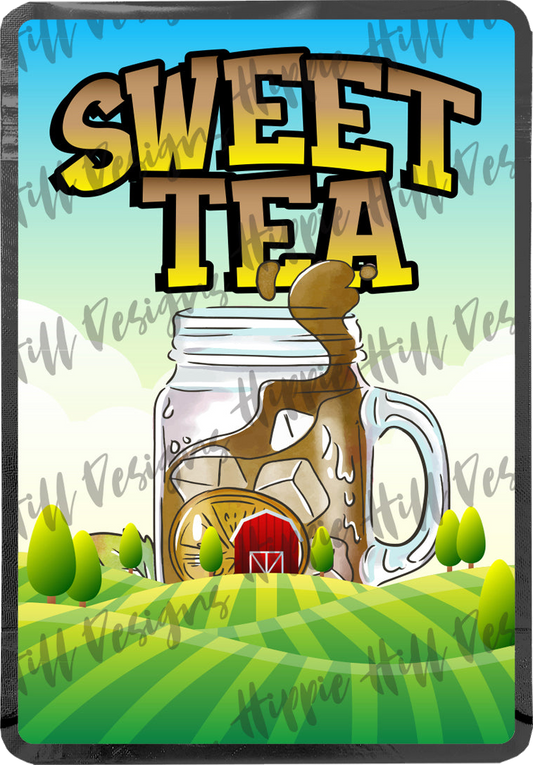 Sweet Tea custom printed mylar bag