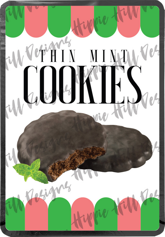 Thin Mint Cookies custom printed mylar bag
